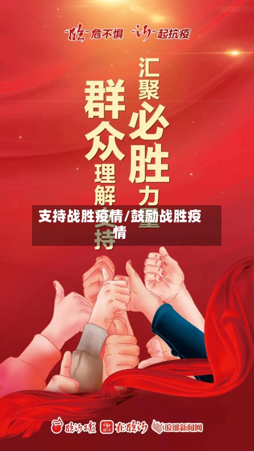 支持战胜疫情/鼓励战胜疫情