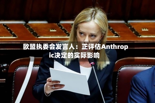 欧盟执委会发言人:正评估Anthropic决定的实际影响-第3张图片
