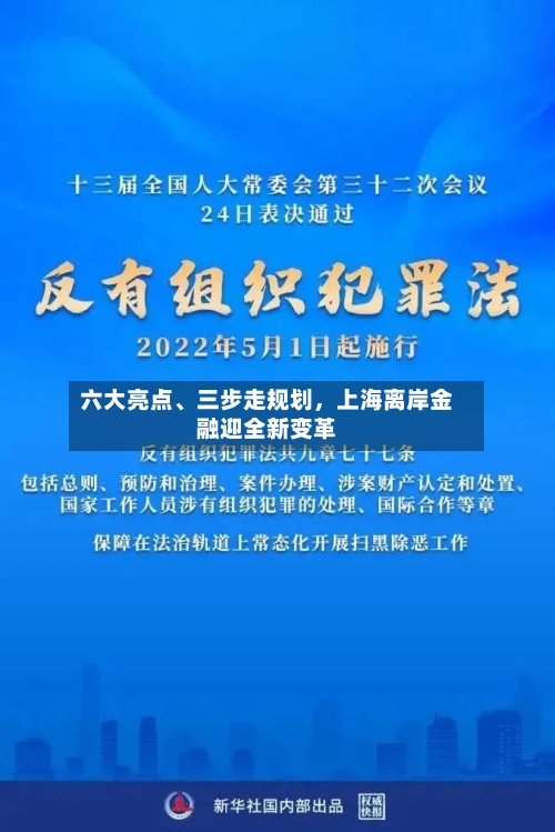六大亮点、三步走规划，上海离岸金融迎全新变革